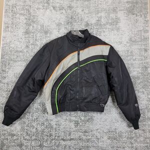 Vintage Arcticwear Jacket Men's Large Black  Bomber USA Racing Arctic Cat Liner